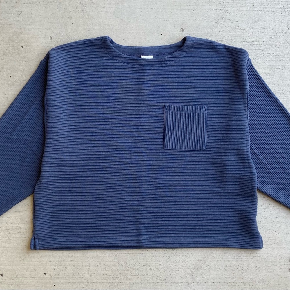a new day Men's Navy Crewneck Sweater